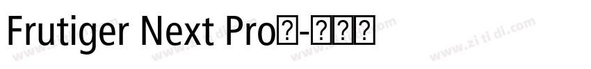 Frutiger Next Pro大字体转换 Frutiger Next Pro大字体转换